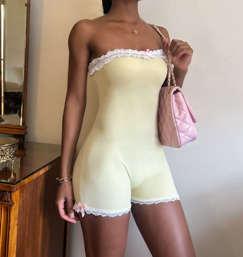 Enchantress Romper (Lemon Drop)